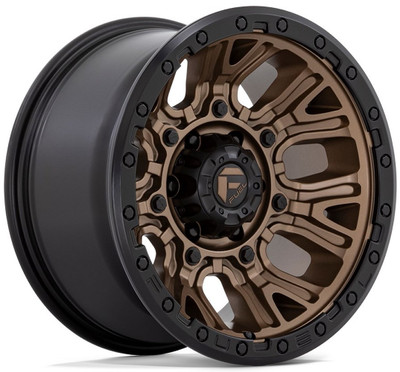 20x10 Fuel Off-Road Traction Matte Bronze w/ Black Ring D826 8x6.5/165 -18mm