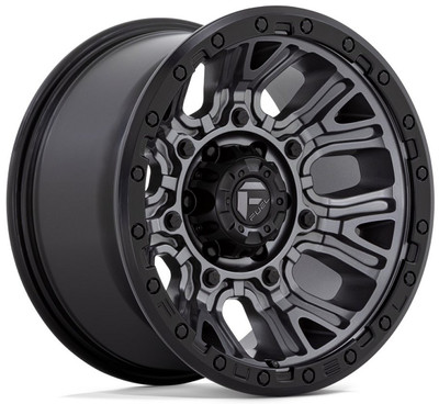 17x9 Fuel Off-Road Traction Matte Gunmetal w/ Black Ring D825 6x5.5/139.7 1mm 17x9 Fuel Off-Road Traction Matte Gunmetal w/ Black Ring D825 6x5.5/139.7 1mm