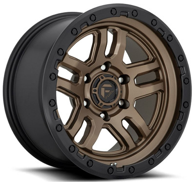 17x9 Fuel Off-Road Ammo Bronze w/ Black Ring D702 6x5.5/139.7 1mm 17x9 Fuel Off-Road Ammo Bronze w/ Black Ring D702 6x5.5/139.7 1mm