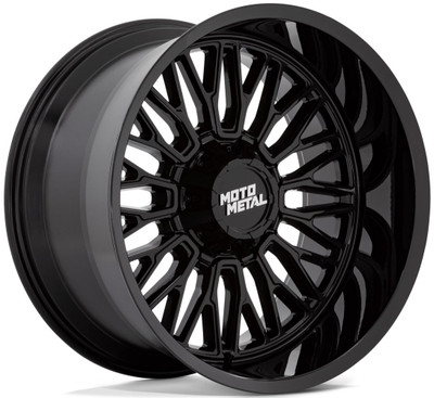 (Clearance - No Returns) 22X10 Moto Metal MO809 Gloss Black 6x135 6x5.5/139.7 -18mm (Clearance - No Returns) 22X10 Moto Metal MO809 Gloss Black 6x135 6x5.5/139.7 -18mm