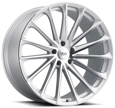 (Clearance - No Returns) 20x10 Ohm Proton Silver w/ Mirror Face (Rotary Forged) 5x120 30mm (Clearance - No Returns) 20x10 Ohm Proton Silver w/ Mirror Face (Rotary Forged) 5x120 30mm