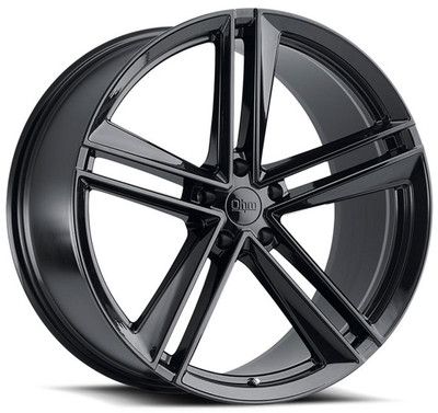 (Clearance - No Returns) 18x8.5 Ohm Lightning Gloss Black (Rotary Forged) 5x4.5/114.3 30mm