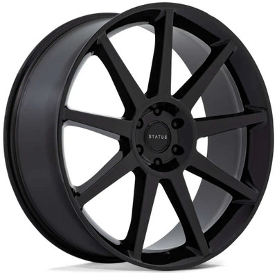 (Clearance - No Returns) 24x10 Status Mammoth Gloss Black 5x120 35mm (Clearance - No Returns) 24x10 Status Mammoth Gloss Black 5x120 35mm