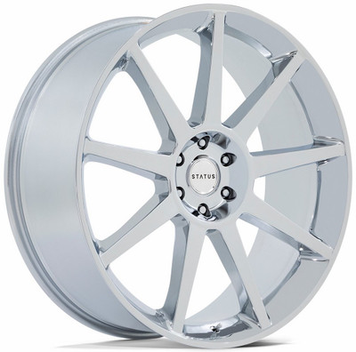 (Clearance - No Returns) 26x10 Status Mammoth Chrome 6x5.5/139.7 30mm (Clearance - No Returns) 26x10 Status Mammoth Chrome 6x5.5/139.7 30mm