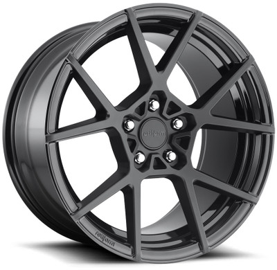 (Clearance - No Returns) 20x11 Rotiform KPS Matte Black w/ Gloss Black Windows R139 5x120 35mm (Clearance - No Returns) 20x11 Rotiform KPS Matte Black w/ Gloss Black Windows R139 5x120 35mm