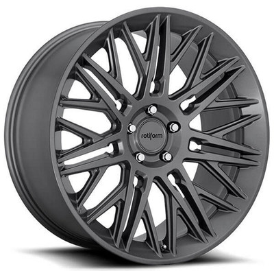 22x10 Rotiform JDR Matte Anthracite R163 5x130 25mm