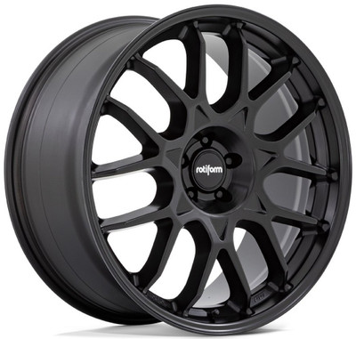 (Clearance - No Returns) 21x11 Rotiform ZWS Matte Black R195 5x112 28mm (Clearance - No Returns) 21x11 Rotiform ZWS Matte Black R195 5x112 28mm