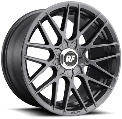 (Clearance - No Returns) 19x10 Rotiform RSE Matte Anthracite R141 5x4.5/114.3 5x120 40mm