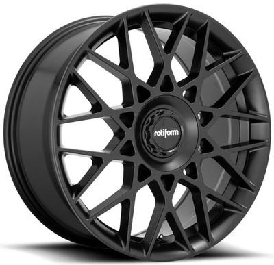 19x8.5 Rotiform BLQ-C Satin Black R165 5x112 5x120 45mm 19x8.5 Rotiform BLQ-C Satin Black R165 5x112 5x120 45mm
