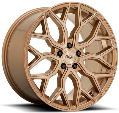 (Clearance - No Returns) 20x9 Niche Mazzanti Bronze Brushed M263 5x112 38mm (Clearance - No Returns) 20x9 Niche Mazzanti Bronze Brushed M263 5x112 38mm