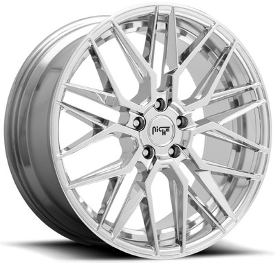 20x9 Niche Gamma Chrome M249 5x115 18mm 20x9 Niche Gamma Chrome M249 5x115 18mm