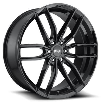 22x9.5 Niche Vosso Gloss Black M209 (SUV) 6x135 30mm