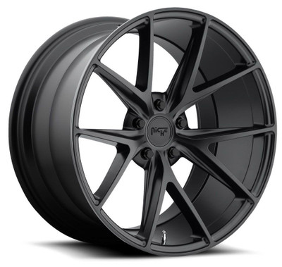 19x9.5 Niche Misano Satin Black M117 5x4.5/114.3 35mm