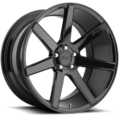 20x9 Niche Verona All Gloss Black M168 5x112 40mm
