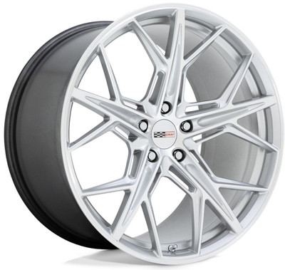 (Clearance - No Returns) 20x10.5 Cray Hammerhead Gloss Silver w/ Mirror Cut Face 5x4.75/120.7 68mm (Clearance - No Returns) 20x10.5 Cray Hammerhead Gloss Silver w/ Mirror Cut Face 5x4.75/120.7 68mm