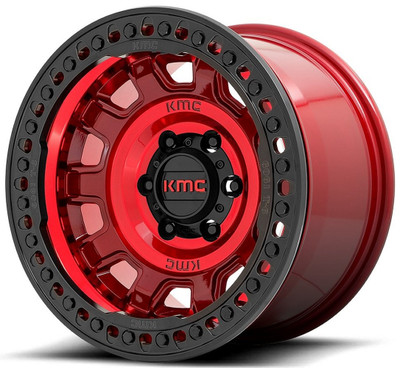 17x9 KMC KM236 Tank Beadlock Candy Red (True Beadlock) 5x5/127 -15mm 17x9 KMC KM236 Tank Beadlock Candy Red (True Beadlock) 5x5/127 -15mm