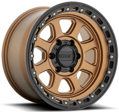 (Clearance - No Returns) 20x9 KMC KM548 Chase Matte Bronze w/ Black Lip 5x5/127 18mm (Clearance - No Returns) 20x9 KMC KM548 Chase Matte Bronze w/ Black Lip 5x5/127 18mm