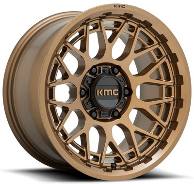 (Clearance - No Returns) 18x9 KMC KM722 Technic Matte Bronze 5x5/127 0mm (Clearance - No Returns) 18x9 KMC KM722 Technic Matte Bronze 5x5/127 0mm