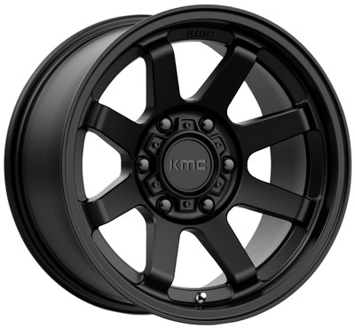 (Clearance - No Returns) 17x8.5 KMC KM723 Trail Satin Black 6x135 0mm
