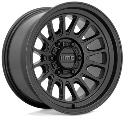 (Clearance - No Returns) 17x8.5 KMC KM724 Impact Satin Black 6x120 0mm (Clearance - No Returns) 17x8.5 KMC KM724 Impact Satin Black 6x120 0mm