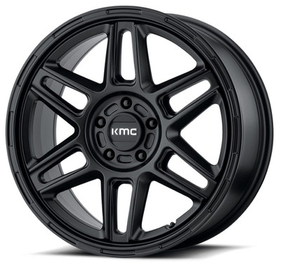 17x8 KMC KM716 Nomad Satin Black 5x4.5/114.3 38mm 17x8 KMC KM716 Nomad Satin Black 5x4.5/114.3 38mm