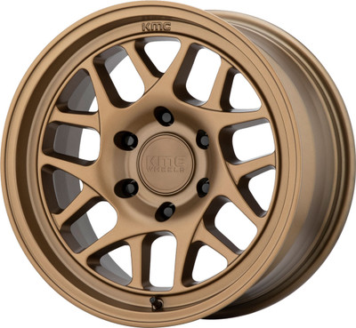 (Clearance - No Returns) 17x8.5 KMC KM717 Bully Matte Bronze 5x5/127 0mm