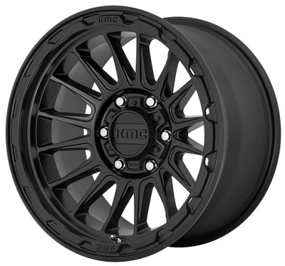 17x8 KMC KM542 Impact Satin Black 6x5.5/139.7 20mm 17x8 KMC KM542 Impact Satin Black 6x5.5/139.7 20mm