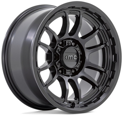 17x8.5 KMC KM727 Wrath Satin Black 6x5.5/139.7 -10mm 17x8.5 KMC KM727 Wrath Satin Black 6x5.5/139.7 -10mm
