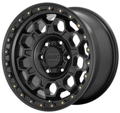 17x9 KMC KM545 Satin Black 6x135 18mm 17x9 KMC KM545 Satin Black 6x135 18mm