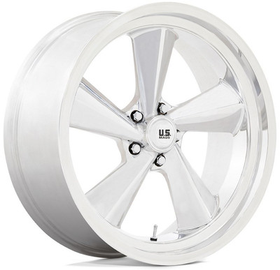 (Clearance - No Returns) 22x9 US Mags U135 TS Polished (Left) 5x5/127 15mm (Clearance - No Returns) 22x9 US Mags U135 TS Polished (Left) 5x5/127 15mm