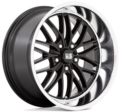 20x10 US Mags U138 Santa Cruz Gloss Black w/ Diamond Cut Lip 5x4.75/120.7 6mm 20x10 US Mags U138 Santa Cruz Gloss Black w/ Diamond Cut Lip 5x4.75/120.7 6mm