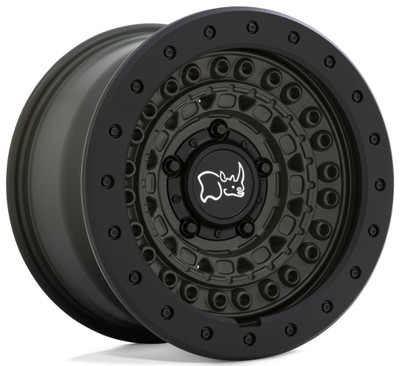 (Clearance - No Returns) 18x9 Black Rhino Barricade OD Green w/ Black Rock Guard 5x5/127 -18mm