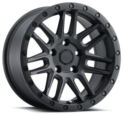 (Clearance - No Returns) 20x9.5 Black Rhino Arches Matte Black 5x5/127 -18mm (Clearance - No Returns) 20x9.5 Black Rhino Arches Matte Black 5x5/127 -18mm