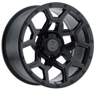 18x8 Black Rhino Overland Matte Black 5x5/127 30mm