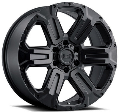 20x9 Black Rhino Wanaka Matt Black 6x120 35mm