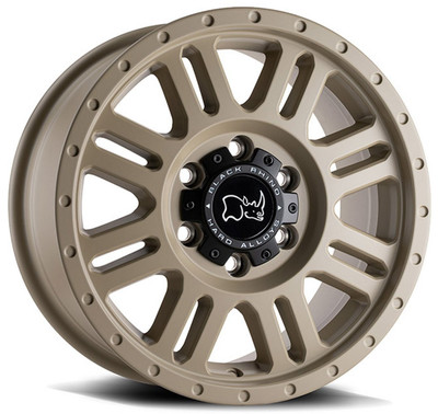 (Clearance - No Returns) 18x8 Black Rhino Yellowstone Desert Sand 6x130 48mm