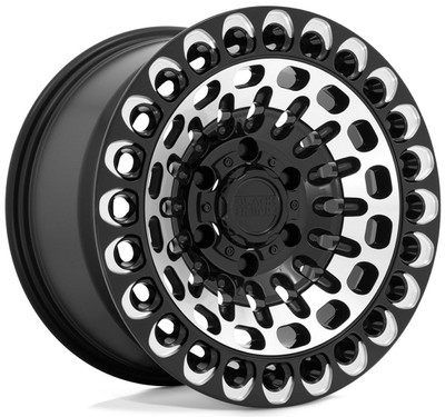 (Clearance - No Returns) 17x9.5 Black Rhino Labyrinth Gloss Black w/ Machined Face & Milled 6x135 12mm (Clearance - No Returns) 17x9.5 Black Rhino Labyrinth Gloss Black w/ Machined Face & Milled 6x135 12mm