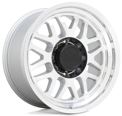 (Clearance - No Returns) 20x9.5 Black Rhino Delta Gloss Silver w/ Mirror Face & Lip 8x170 -18mm (Clearance - No Returns) 20x9.5 Black Rhino Delta Gloss Silver w/ Mirror Face & Lip 8x170 -18mm