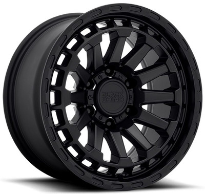 17x8.5 Black Rhino Raid Matte Black 6x135 -18mm