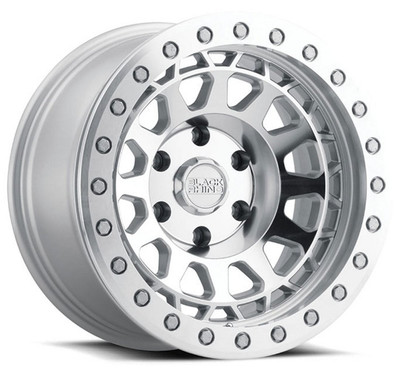 17x8.5 Black Rhino Primm Beadlock Silver w/ Mirror Face & Machined Ring (True Beadlock) 6x5.5/139.7 -30mm 17x8.5 Black Rhino Primm Beadlock Silver w/ Mirror Face & Machined Ring (True Beadlock) 6x5.5/139.7 -30mm