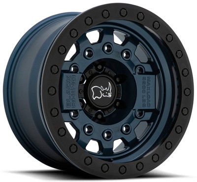 (Clearance - No Returns) 17x8.5 Black Rhino Avenger Beadlock Navy Blue w/ Black Hardware (True Beadlock) 6x5.5/139.7 -30mm (Clearance - No Returns) 17x8.5 Black Rhino Avenger Beadlock Navy Blue w/ Black Hardware (True Beadlock) 6x5.5/139.7 -30mm