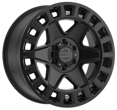 17x8 Black Rhino York Matte Black 5x4.5/114.3 35mm