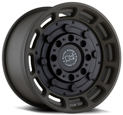(Clearance - No Returns) 20x9.5 Black Rhino Warthog Matte OD Green w/ Black Center 6x5.5/139.7 12mm