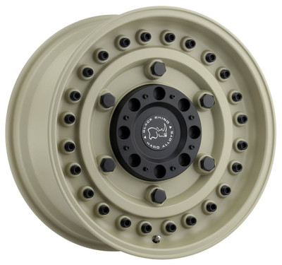 (Clearance - No Returns) 18x9.5 Black Rhino Armory Desert Sand 8x180 -18mm (Clearance - No Returns) 18x9.5 Black Rhino Armory Desert Sand 8x180 -18mm