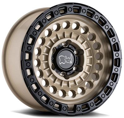 20x9.5 Black Rhino Sentinel Desert Sand w/ Black Lip 8x6.5/165 12mm