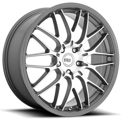 (Clearance - No Returns) 19x9.5 Motegi MR153 CM10 Gunmetal Machined 5x100 40mm