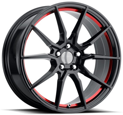 20x10 Performance Replicas PR193 Gloss Black Red Machined 5x4.5/114.3 40mm 20x10 Performance Replicas PR193 Gloss Black Red Machined 5x4.5/114.3 40mm