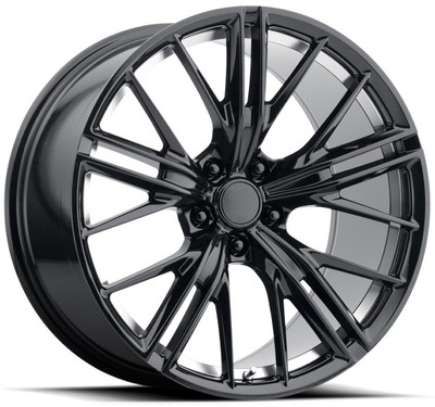 (Clearance - No Returns) 20x10 Performance Replicas PR194 Gloss Black Machined Under Cut 5x120 35mm