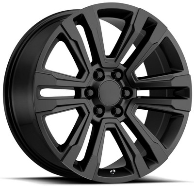 20x9 Performance Replicas PR182 Satin Black 6x5.5/139.7 24mm