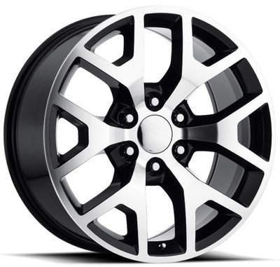 (Clearance - No Returns) 24x10 Performance Replicas PR169 Gloss Black Machined 6x5.5/139.7 31mm (Clearance - No Returns) 24x10 Performance Replicas PR169 Gloss Black Machined 6x5.5/139.7 31mm